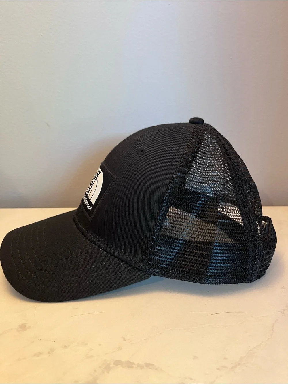 The North Face Black Logo Mesh Cap